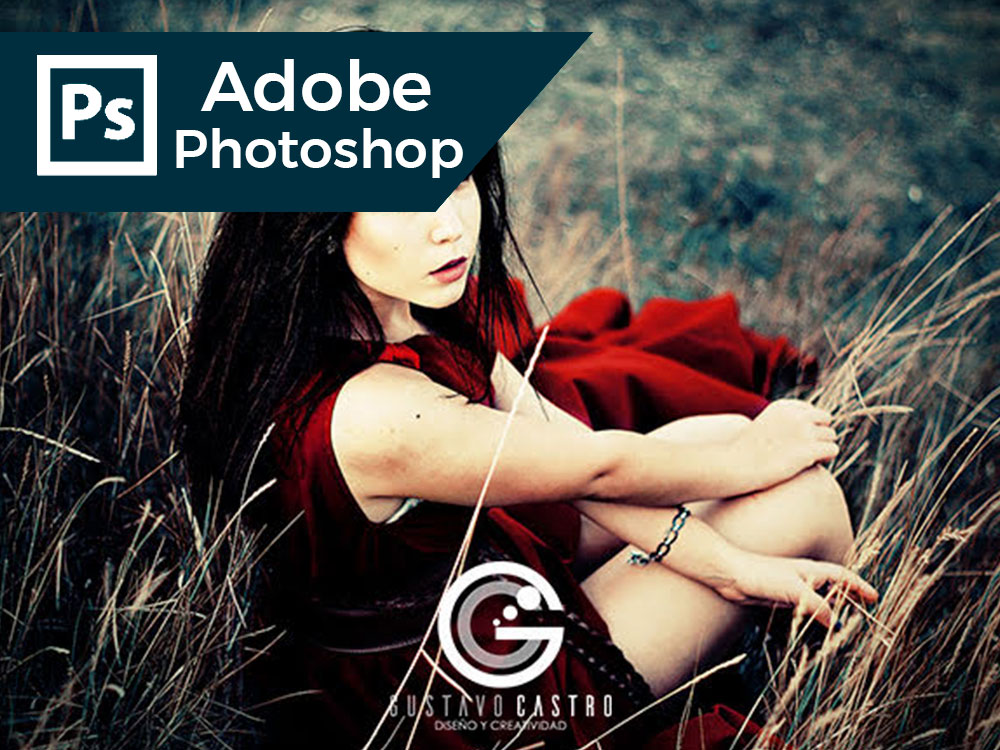 Efecto marcado rojo viñeteado en Photoshop